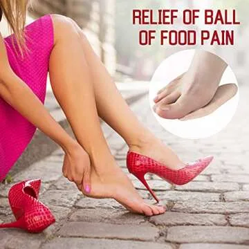 Comfortable Gel Shoe Inserts for Pain Relief in Heels