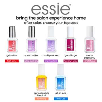 essie's Gel Setter Top Coat for Perfect Nail Finish