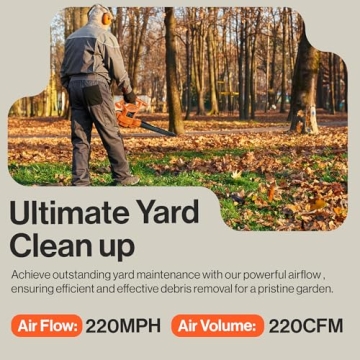 SuperHandy 3 in 1 Leaf Blower, Vacuum and Mulcher Electric 120V 12-Amp Corded Debris Duster 220MPH (MAX) 2 Stage Variable Speed Lightweight for Yard, Lawn, Garden and Landscaping