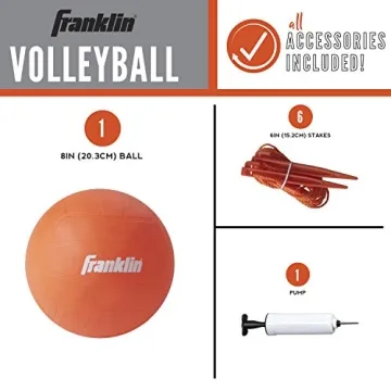 Franklin Sports Volleyball Set for Outdoor Family Fun