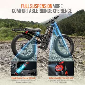 eAhora Romeo Pro E-Bike - 1600W Peak Power, Long Range