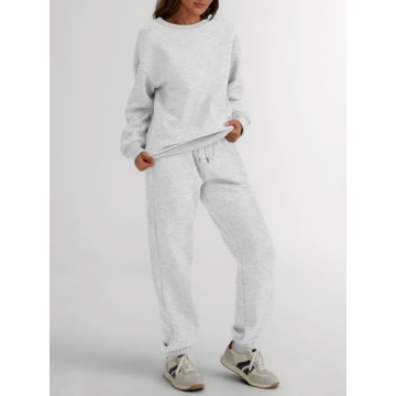 Trendy Queen Women's 2 Piece Lounge Sweatsuit Outfits