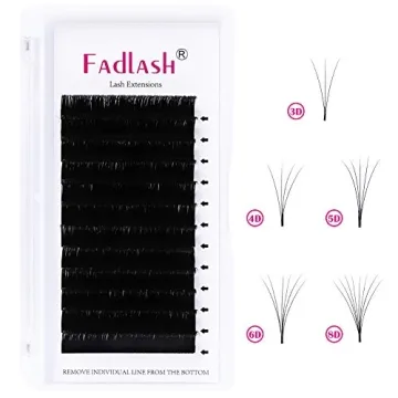 Volume Lashes Mixed Tray for Easy Fanning 15-20mm