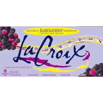 LaCroix Sparkling Water, Black Razzberry, 12 Fl Oz (pack of 8)