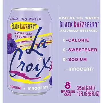 LaCroix Sparkling Water, Black Razzberry, 12 Fl Oz (pack of 8)