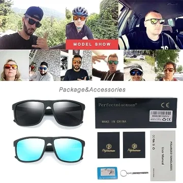 Stylish Polarized Sunglasses for Golf and Travel