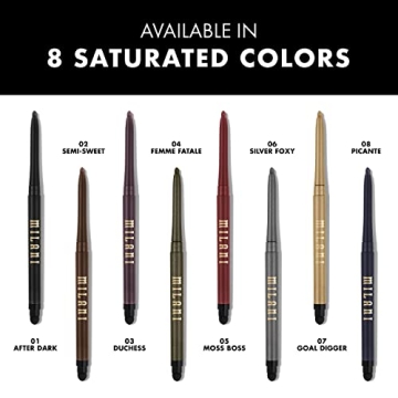 Milani Stay Put Eyeliner - Vibrant, Waterproof & Long-Lasting