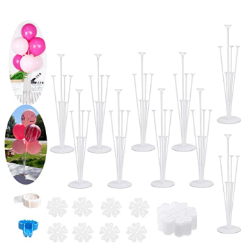 10 Sets of Reusable Balloon Stand Kits for All Celebrations