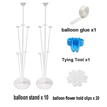 10 Sets of Reusable Balloon Stand Kits for All Celebrations