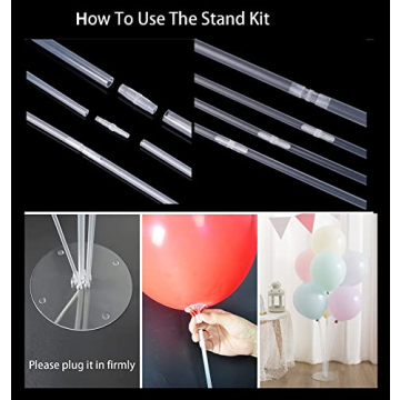 10 Sets of Reusable Balloon Stand Kits for All Celebrations