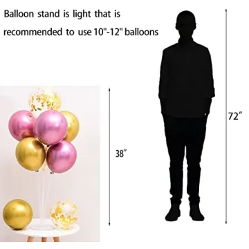 10 Sets of Reusable Balloon Stand Kits for All Celebrations