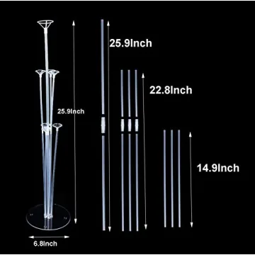 10 Sets of Reusable Balloon Stand Kits for All Celebrations