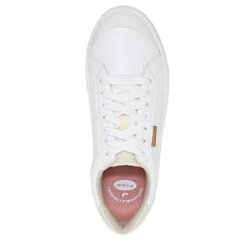 Dr. Scholl's Women's White Slip On Platform Sneakers