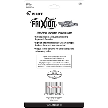 Pilot FriXion Light Pastel Erasable Highlighters Pack
