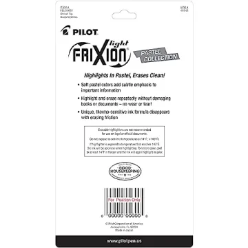 Pilot FriXion Light Pastel Erasable Highlighters Pack
