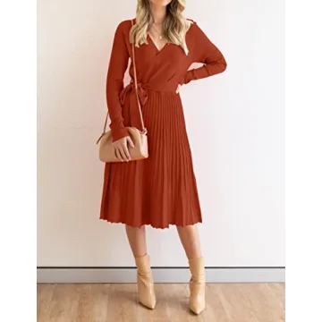 Stylish ZESICA Fall Long Sleeve Dress for Every Occasion