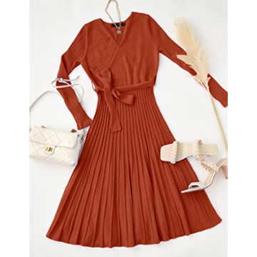 Stylish ZESICA Fall Long Sleeve Dress for Every Occasion