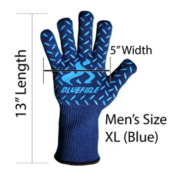 BlueFire Gloves Heat Resistant for BBQ Grill Firepit