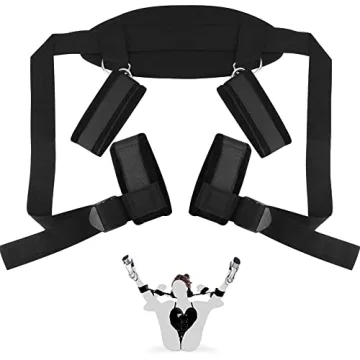 Explore Passion with Double BDSMS Bed Restraints Kit
