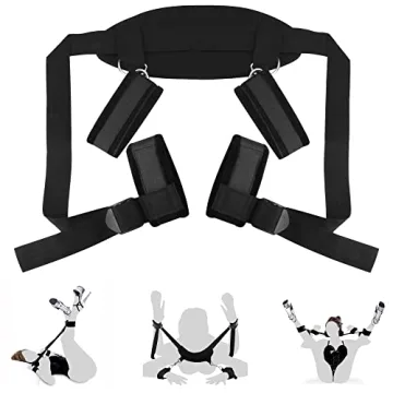 Explore Passion with Double BDSMS Bed Restraints Kit