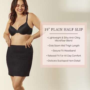 Jones NY Women's Half Slip, Nude, Small