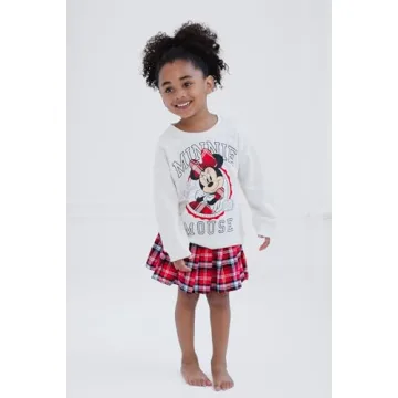 Disney Minnie Mouse Big Girls Outfit - Sweatshirt & Skirt