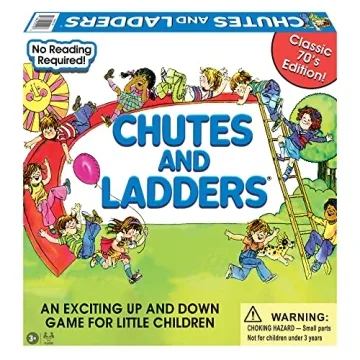 Classic Chutes And Ladders Board Game for Kids Age 3 to 7