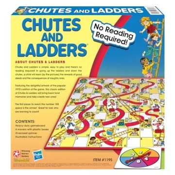 Classic Chutes And Ladders Board Game for Kids Age 3 to 7