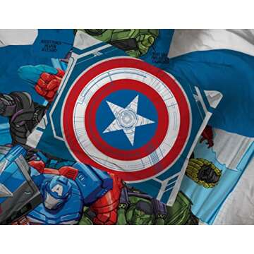 Marvel Avengers Mech Strike Bed Set for Kids