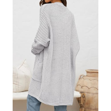 ZESICA Women's Fall Chunky Knit Cardigan for Cozy Style