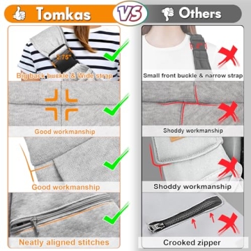 TOMKAS Sling Carrier for Small Dogs - Comfortable & Secure