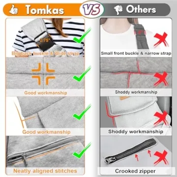 TOMKAS Sling Carrier for Small Dogs - Comfortable & Secure