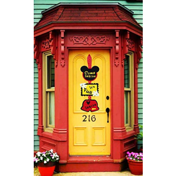Mickey Mouse Birthday Welcome Door Sign - Charming Decorations