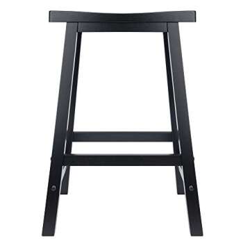Winsome Satori Counter Stool, 24", Black