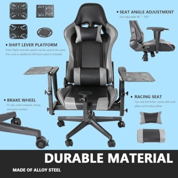 Anman G29 Flight & Racing Simulator Cockpit Adjustable Seat