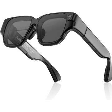 Wireless AR Glasses with 5MP Camera & Touch Control