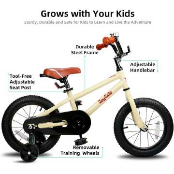 JOYSTAR BMX Style Kids Bike for 2-12 Years Old