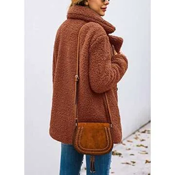PRETTYGARDEN Winter Sherpa Fleece Jacket for Women