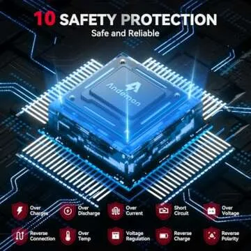 Andeman Jump Starter with Air Compressor, 4000A Portable Car Jumper with 120PSI Digital Tire Inflator(Up 10L Gas/8L Diesel Engine),12V Lithium Battery Charger Booster Box with Type-C Quick Charge