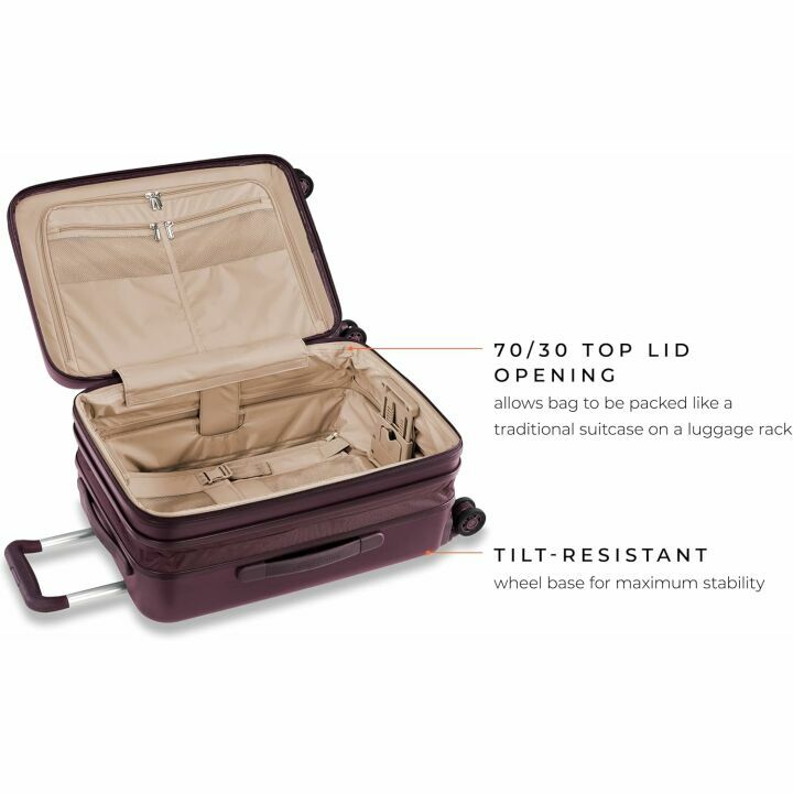 Briggs & Riley 22-Inch Plum Spinner Luggage