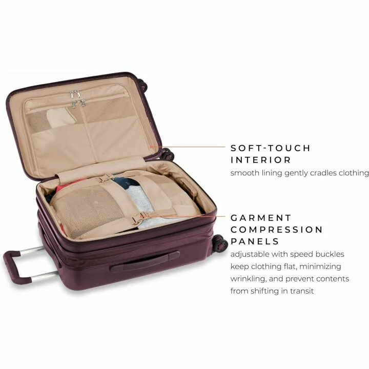 Briggs & Riley 22-Inch Plum Spinner Luggage