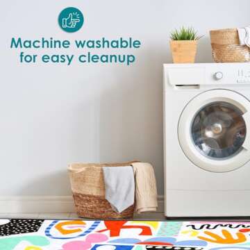 Rudie Nudie Waterproof Playmat for Babies, Toddler, Kids, Boys & Girls - Lightweight, Portable & Foldable Baby Play Mat - Waterproof Activity Playmats (Pop Pip Pow)