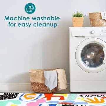 Rudie Nudie Waterproof Playmat for Babies, Toddler, Kids, Boys & Girls - Lightweight, Portable & Foldable Baby Play Mat - Waterproof Activity Playmats (Pop Pip Pow)