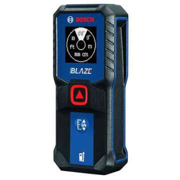 BOSCH GLM100-23 100 Ft Blaze Laser Distance Measure, Includes 2 AA Batteries