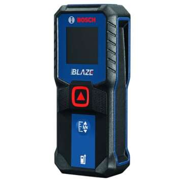 BOSCH GLM100-23 100 Ft Blaze Laser Distance Measure, Includes 2 AA Batteries