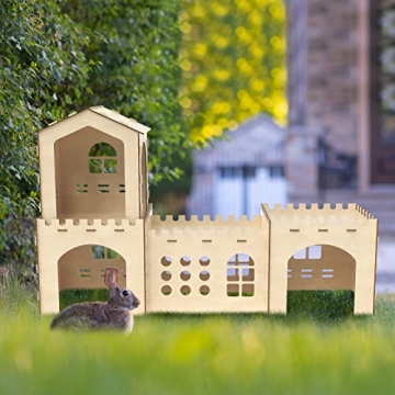Woiworco Extra Large Rabbit Hideout for Small Pets