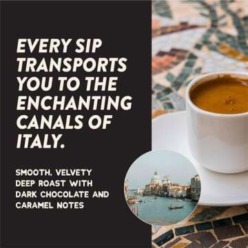 Angelino's Coffee Espresso Pods Keurig Compatible - Dark Roast Coffee for Keurig K-Cup Brewers, Cafe Style, Best Strong Espresso Coffee Pods (48 Count, Espresso)