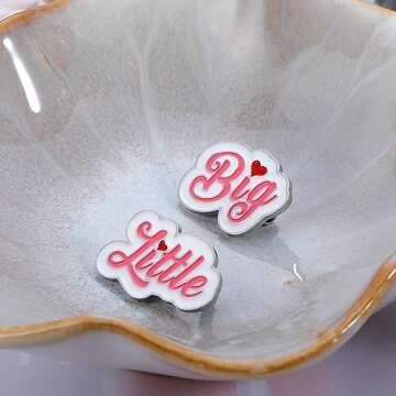 Big Little Sorority Brooch Pins - Perfect Sister Gifts