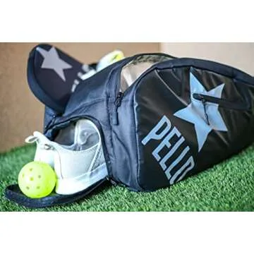 PELLO Professional Pickleball Bag | Carry Your Gear in Style | Comfort for Peak Performance on the Court | Adjusted Shoulder Straps | Long-Lasting Performance | Functionality, Durability, and Style