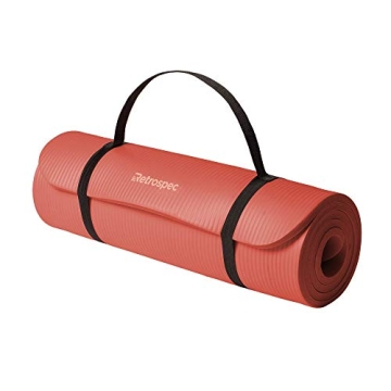 Retrospec Solana Yoga Mat - Thick Non-Slip Exercise Mat